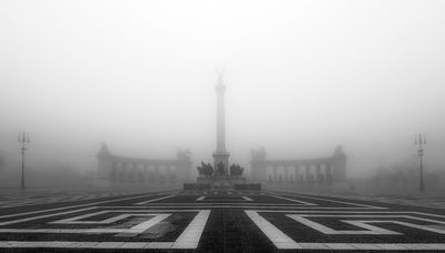 foggy Budapest