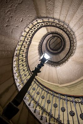 staircase in Budapest