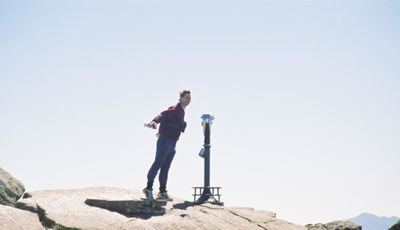 Windy up here