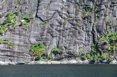 glacially sculpted vertical wall (??)