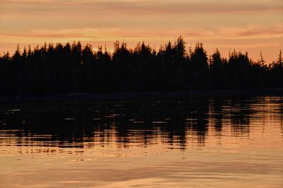 silence...except for red-necked loons