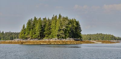 surrounded by low islands