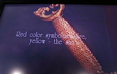 Red and yellow symbolism