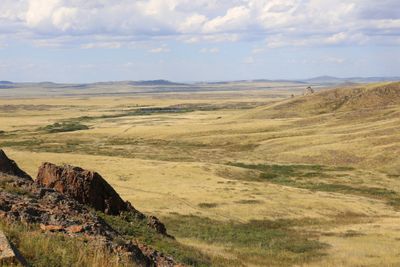 Steppe of Bugyly mountains
