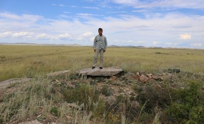 Begazy Bronze Age burial (1200-1000 BCE) in Bugyly mountains