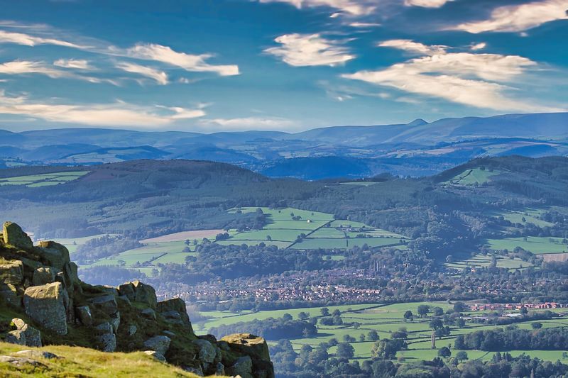 Ludlow from Titterstone Clee Hill