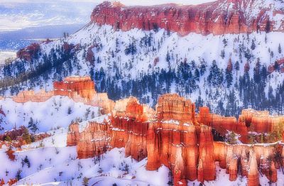 Misty Morning Sun at Bryce Point