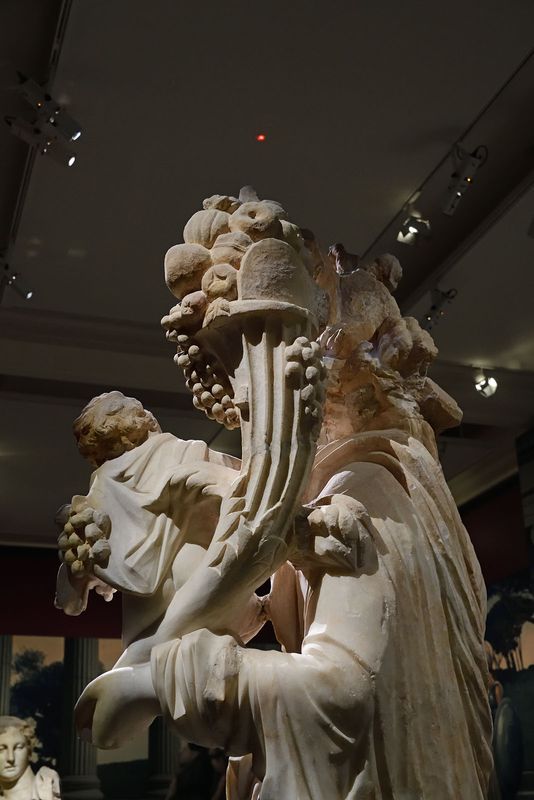 Istanbul Archaeology Museum Tyche personification of happiness Roman 2nd C CE Bolu 4355.jpg