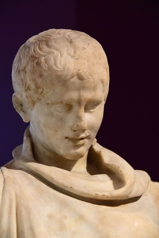 Istanbul Archaeology Museum Statue of a young wrestler 1st C BCE - 1st C CE Tralles 4295.jpg