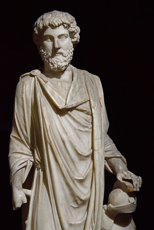 Istanbul Archaeology Museum Statue of Marcus Aurelius Antalya 2nd C CE 4319.jpg