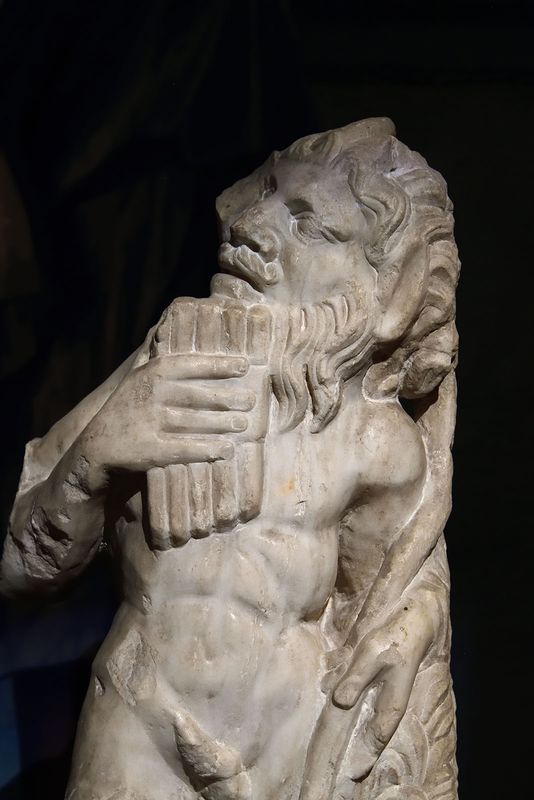 Istanbul Archaeology Museum Statue of Pan, 3rd C CE Tyrnovo (Bulgaria) 4362.jpg
