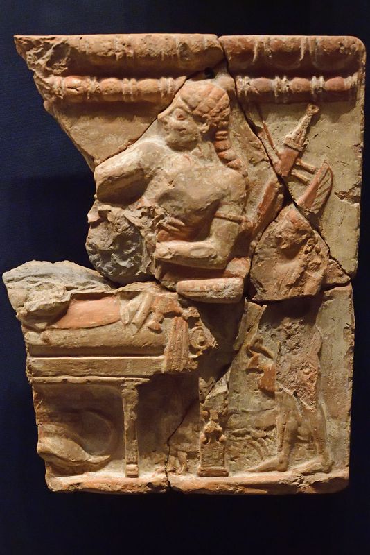 Istanbul Archaeology Museum Frieze plaque fragments 6th C BCE 3018.jpg