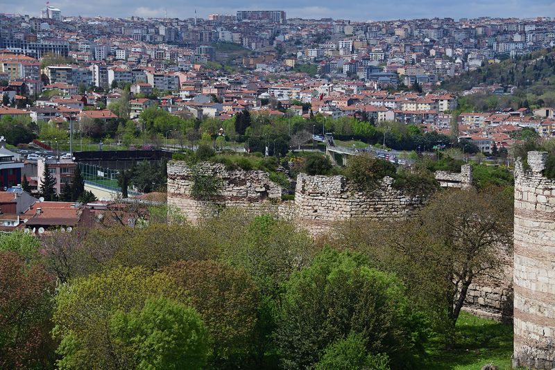 Istanbul Tekfur Saray View of building from building itself 3360.jpg