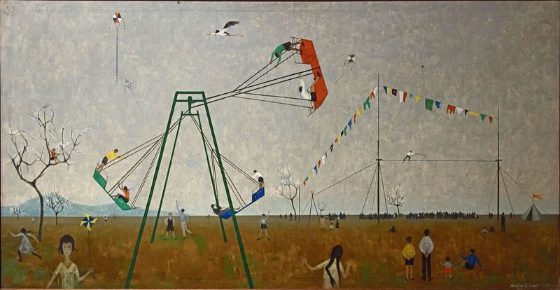 Istanbul Museum of Painting and Sculpture, Festival Ground 1961, Nedir Gnsr 1924-1994 4436.jpg