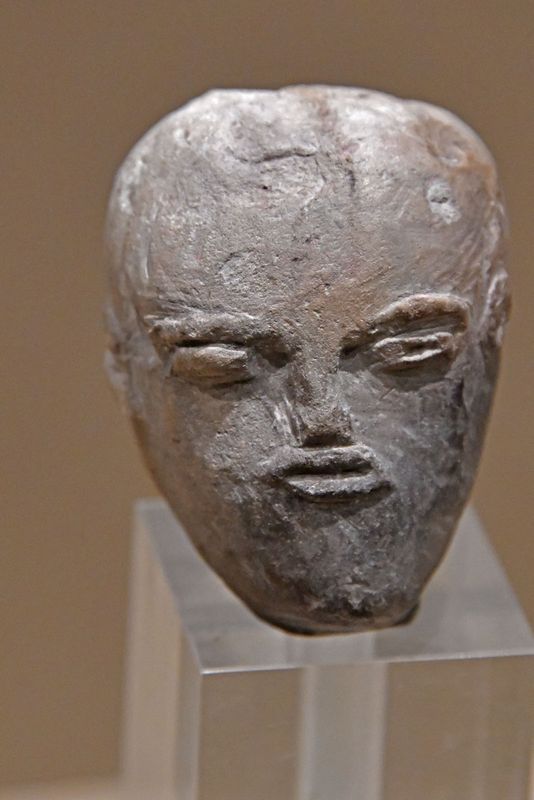 Urfa museum Human head Neolithic Age in 2024 7369.jpg