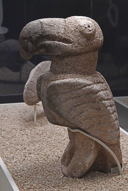 Urfa museum Karahantepe Statue of Griffon Vulture Neolithic age in 2024 7308.jpg