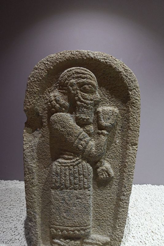Urfa museum Human relief stele from Şanlıurfa Merkez Hittite Iron Age in 2024 0410.jpg