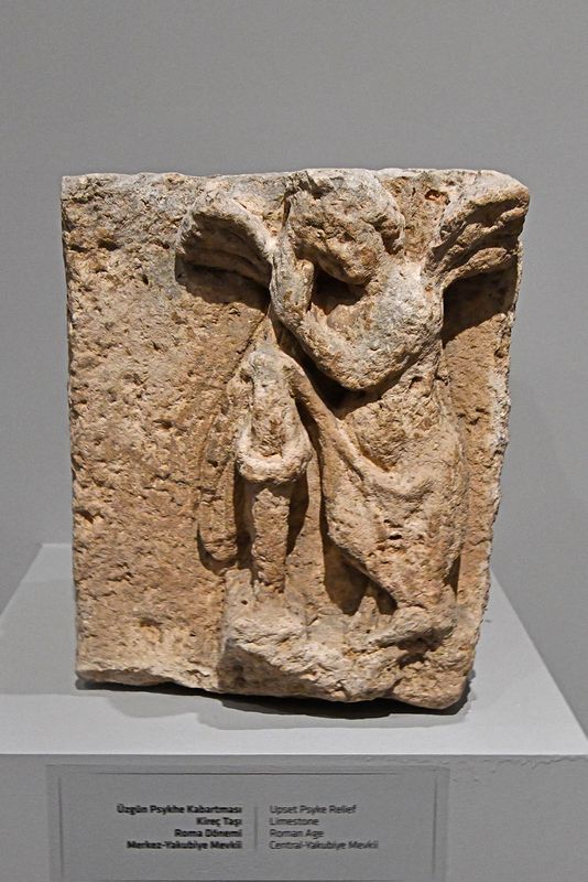 Urfa museum Upset Psyche relief from Central-Yakubiye Mevkii Roman Age in 2024 7537.jpg
