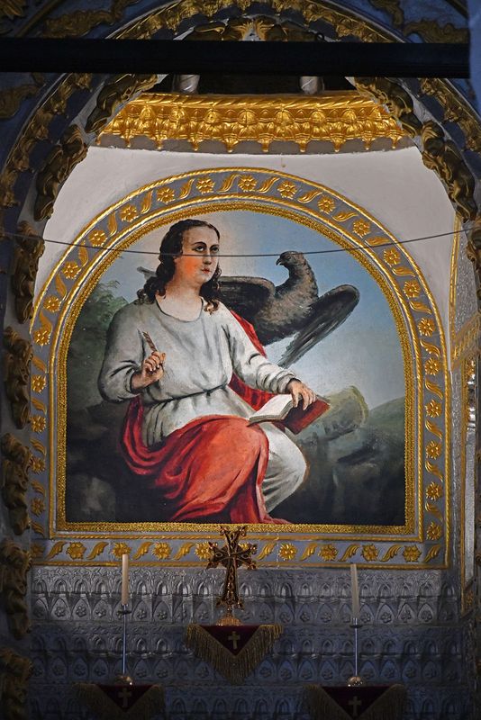 Diyarbakır Surp Giragos Armenian Church Interior Evangelist John in 2024 7049.jpg