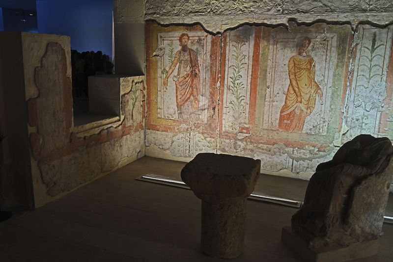 Gaziantep Achaeological Museum fresco in Room with frescos in 2024 7828.jpg