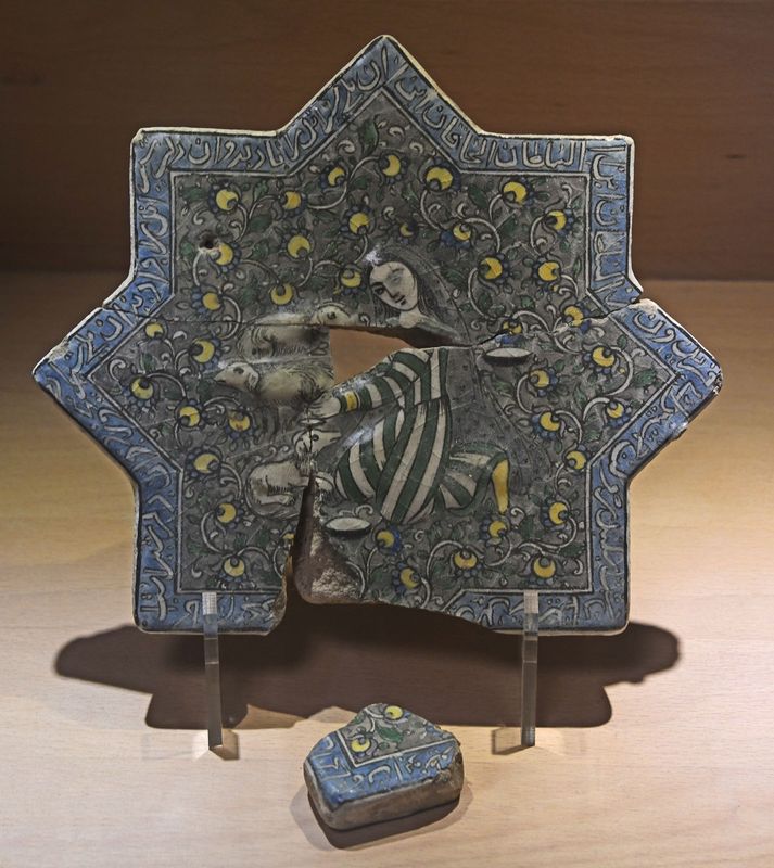 Kayseri Selcuk Civilisation Museum Tile from Keykumbadiye Palace in 2024 8430.jpg
