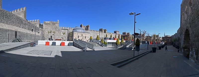 Kayseri Fortress Interior Southwest corner panorama.jpg