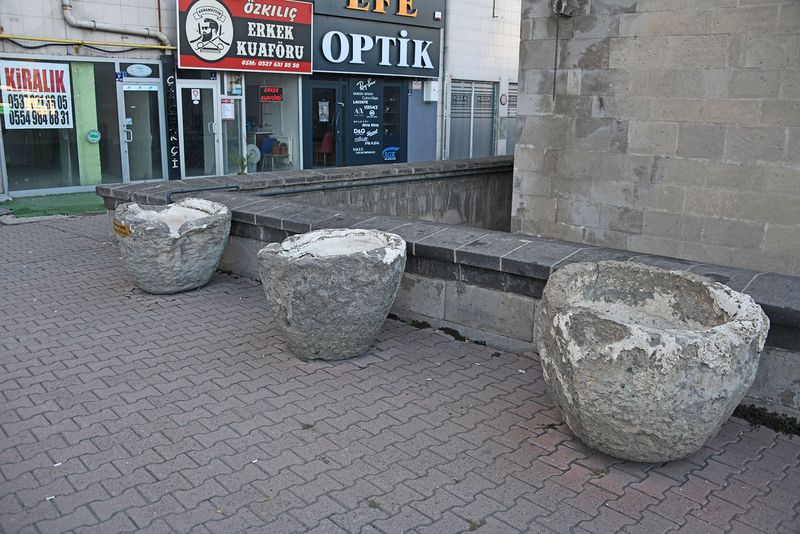 Ahi Evran Esnaf ve Sanatkarlar Muzesi Stone vessels used in tanning in 2024  8492.jpg