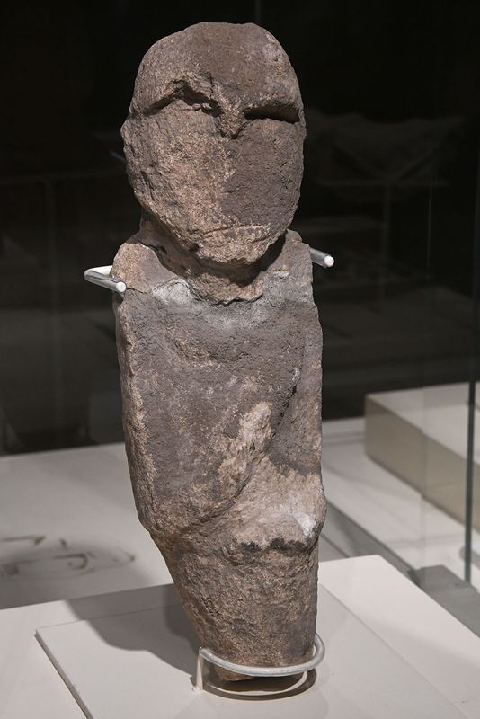 Urfa museum Gbeklitepe Human statue Neolithic Age in 2025 9256.jpg