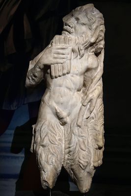Istanbul Archaeology Museum Statue of Pan, 3rd C CE Tyrnovo (Bulgaria) 4361.jpg