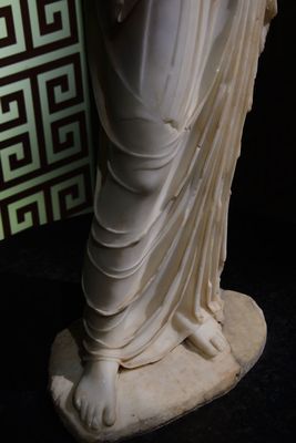 Istanbul Archaeology Museum Statue of Athena Roman Period copy of 5th C BCE Leptis Magna 3612.jpg