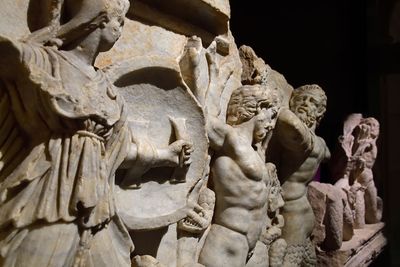 Istanbul Archaeology Museum Gigantomachy (between Gods and Giants) 2nd C CE Aphrodisias 4340.jpg