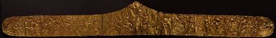 Istanbul Archaeology Museum Gold diadem late 4th C BCE Data 4096b2 panorama.jpg