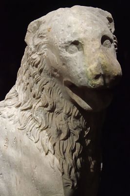 Istanbul Archaeology Museum Lion from Mausoleum at Halycarnassus, Marble, ca. 380 BCE Halicarnassus (Bodrum) 3599.jpg