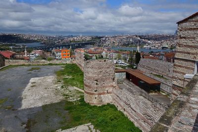 Istanbul Tekfur Saray View of building from building itself 3361.jpg