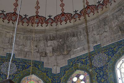 Istanbul Şehzade complex Tomb of Şehzade Mehmed interior Dome with stalactites in cornice in 2023 3825.jpg