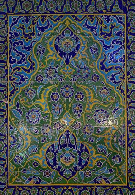 Istanbul Şehzade complex Tomb of Şehzade Mehmed interior Cuerda seca tiles in 2023 3822.jpg