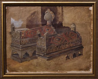 Istanbul Museum of Painting and Sculpture, Sarcophagi ND, Osman Hamdi Bey 1842-1910 4418.jpg