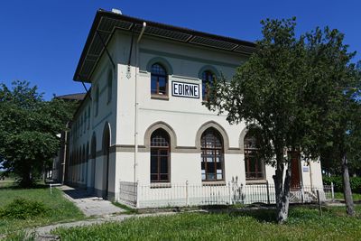 Karaağa railway station SE side in 2024 5735.jpg