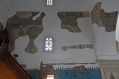 Edirne Muradiye mosque Painted ornamentation in 2024 5926.jpg
