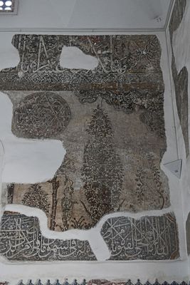 Edirne Muradiye mosque Painted ornamentation in 2024 5933.jpg