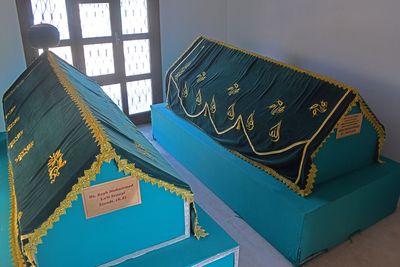 Hasan Sezai Hazretleri lodge Mausolea of Şeyh Muhammed (L) and Aşık Musa Efendi (R) in 2024 5835.jpg