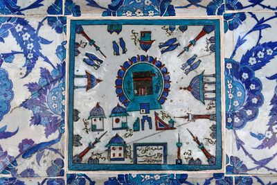 Rüstem Pasha Mosque Porch tile panel right of main entrance in 2024 6390.jpg