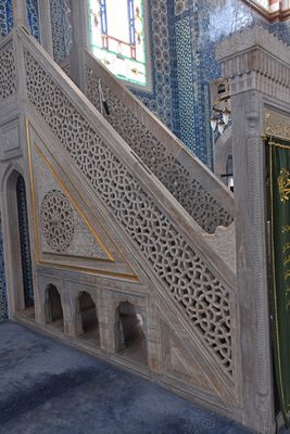 Rüstem Pasha Mosque Interior Minbar in 2024 6414.jpg