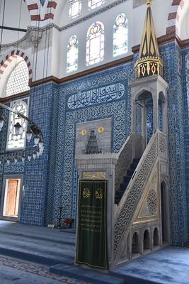Rüstem Pasha Mosque Interior Minbar in 2024 6426.jpg