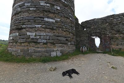 Yoros Castle Exterior of south gate tower in 2024 0103.jpg