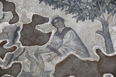 Urfa Haleplibahçe Mosaic Museum Achilles' mosaic immersing him in the river Styx 2024 7411.jpg