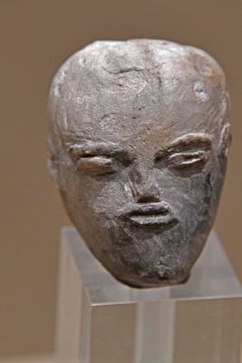 Urfa museum Human head Neolithic Age in 2024 7369.jpg