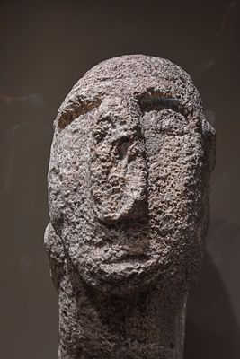 Urfa museum Karahantepe Human statue Neolithic Age in 2024 7360.jpg
