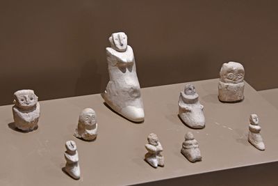 Urfa museum Mezraa Tellelat Miniature human statue Neolithic Age Neolithic Age in 2024 7365.jpg