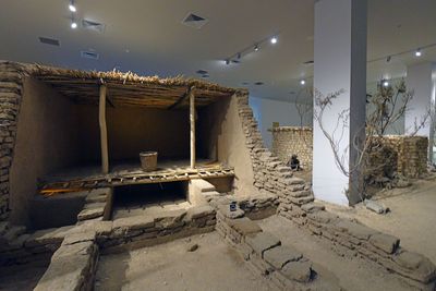 Urfa museum Akarçay Tepe multi-room structure in 2024 0364.jpg